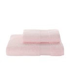 Полотенце для ванной Soft Cotton ELEGANCE хлопковая махра розовый 85х150, фото, фотография