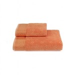 Полотенце для ванной Soft Cotton VERA хлопковая махра оранжевый 50х100, фото, фотография