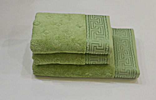 Полотенце для ванной Soft Cotton VERA хлопковая махра бирюзовый 75х150, фото, фотография