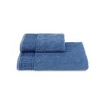 Полотенце для ванной Soft Cotton VERA хлопковая махра голубой 75х150, фото, фотография