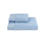 Полотенце для ванной Soft Cotton VERA хлопковая махра светло-голубой 75х150, фото, фотография