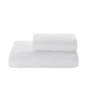 Полотенце для ванной Soft Cotton SORTIE хлопковая махра белый 50х100