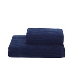 Полотенце для ванной Soft Cotton SORTIE хлопковая махра тёмно-синий 85х150, фото, фотография