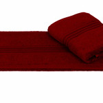 Полотенце для ванной Hobby Home Collection RAINBOW хлопковая махра бордовый 70х140, фото, фотография