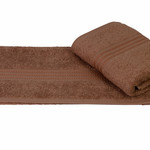 Полотенце для ванной Hobby Home Collection RAINBOW хлопковая махра коричневый 50х90, фото, фотография
