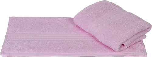 Полотенце для ванной Hobby Home Collection RAINBOW хлопковая махра светло-розовый 70х140, фото, фотография