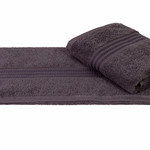 Полотенце для ванной Hobby Home Collection RAINBOW хлопковая махра тёмно-серый 70х140, фото, фотография