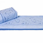 Полотенце для ванной Hobby Home Collection SULTAN хлопковая махра голубой 100х150, фото, фотография