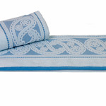 Полотенце для ванной Hobby Home Collection HURREM хлопковая махра голубой 70х140, фото, фотография