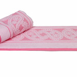 Полотенце для ванной Hobby Home Collection HURREM хлопковая махра светло-розовый 50х90, фото, фотография