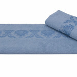 Полотенце для ванной Hobby Home Collection RUZANNA хлопковая махра голубой 100х150, фото, фотография