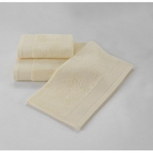 Полотенце для ванной Soft Cotton BAMBU хлопковая/бамбуковая махра жёлтый 85х150