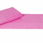 Полотенце для ванной Hobby Home Collection GOFRE хлопковая махра розовый 50х90, фото, фотография