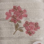 Полотенце для ванной в подарочной упаковке Karna SISLEY хлопковая махра кремовый 50х90, фото, фотография