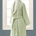 Халат женский Soft Cotton LILIUM микрокоттон светло-зелёный M, фото, фотография