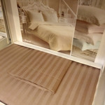 Постельное белье Tivolyo Home JAQUARD сатин-жаккард коричневый 1,5 спальный, фото, фотография