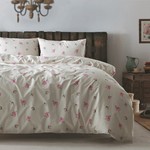 Постельное белье Tivolyo Home DORA хлопковый ранфорс розовый 1,5 спальный, фото, фотография