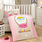 Детское постельное белье Hobby Home Collection BAMBAM хлопковый поплин розовый, фото, фотография