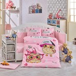 Набор в детскую кроватку Hobby Home Collection COOL BABY хлопковый поплин розовый, фото, фотография