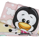 Набор в детскую кроватку Hobby Home Collection PENGUIN хлопковый поплин персиковый, фото, фотография