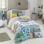 Постельное белье Hobby Home Collection MALIBU BEACH хлопковый поплин 1,5 спальный, фото, фотография