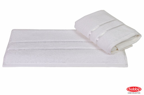 Полотенце для ванной Hobby Home Collection DOLCE хлопковый микрокоттон белый 30х50, фото, фотография