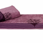 Полотенце для ванной Hobby Home Collection INFINITY хлопковая махра фиолетовый 50х90, фото, фотография