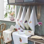 Набор кухонных полотенец Hobby Home Collection CANDY хлопковая махра зелёный, кремовый 40х60 2 шт., фото, фотография