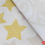 Постельное белье Hobby Home Collection STAR'S хлопковый поплин жёлтый 1,5 спальный, фото, фотография
