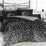 Постельное белье Hobby Home Collection STAR'S хлопковый поплин чёрный 1,5 спальный, фото, фотография