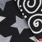 Постельное белье Hobby Home Collection STAR'S хлопковый поплин чёрный евро, фото, фотография