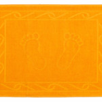 Коврик для ванной Hobby Home Collection HAYAL хлопковая махра оранжевый 50х70, фото, фотография