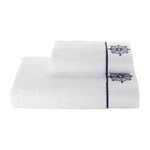 Полотенце для ванной Soft Cotton MARINE LADY хлопковая махра белый 85х150, фото, фотография