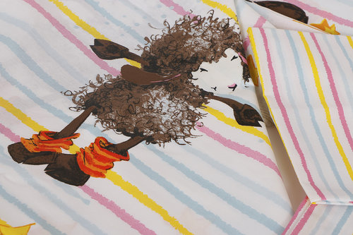 Постельное белье для новорожденных Altinbasak KUZUCUK хлопковый ранфорс оранжевый, фото, фотография