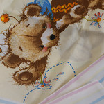 Постельное белье для новорожденных Altinbasak YUMAK хлопковый ранфорс кремовый, фото, фотография