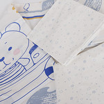 Постельное белье для новорожденных Altinbasak TEDDY хлопковый ранфорс коричневый, фото, фотография