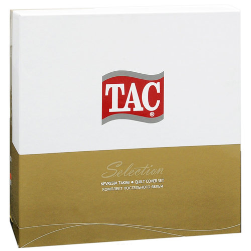 Постельное белье TAC LUX BASIC STRIPE хлопковый сатин-жаккард делюкс лиловый евро, фото, фотография
