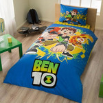 Детское постельное белье TAC BEN 10 хлопковый ранфорс 1,5 спальный, фото, фотография