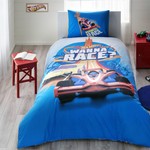 Детское постельное белье TAC HOT WHEELS RACE хлопковый ранфорс 1,5 спальный, фото, фотография