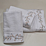 Полотенце для ванной Soft Cotton HAYAL хлопковая махра белый 85х150, фото, фотография