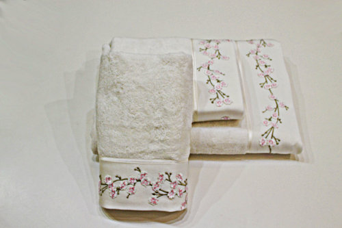 Полотенце для ванной Soft Cotton HAYAL хлопковая махра экрю 85х150, фото, фотография