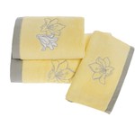 Полотенце для ванной Soft Cotton LILIUM микрокоттон жёлтый 85х150, фото, фотография