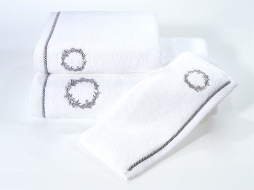 Полотенце для ванной Soft Cotton SEHZADE хлопковая махра белый 85х150, фото, фотография