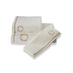 Полотенце для ванной Soft Cotton SEHZADE хлопковая махра кремовый 32х50, фото, фотография