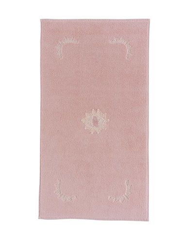 Коврик Soft Cotton DESTAN хлопковая махра тёмно-розовый 50х90, фото, фотография