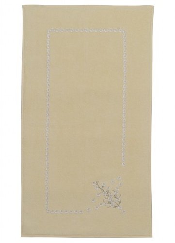 Коврик Soft Cotton HAYAL хлопковая махра жёлтый 50х90, фото, фотография