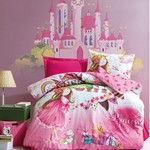 Детское постельное белье Cotton Box GIRLS & BOYS PRINCESS хлопковый ранфорс розовый 1,5 спальный, фото, фотография