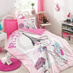 Детское постельное белье Cotton Box GIRLS & BOYS BEST FRIEND хлопковый ранфорс розовый 1,5 спальный, фото, фотография