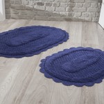 Набор ковриков Modalin LOKAL хлопок синий, фото, фотография