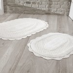 Набор ковриков Modalin LOKAL хлопок кремовый, фото, фотография
